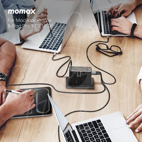 Momax 1-World² 205W 7-Port Dual AC Travel Adapter - Image 5