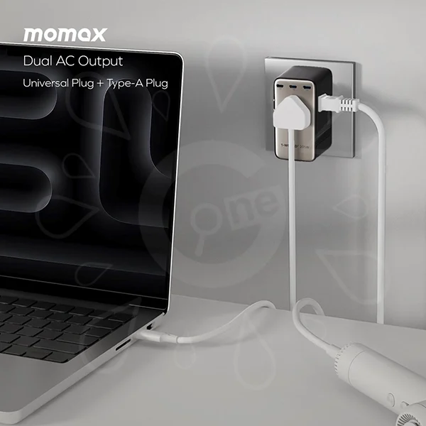 Momax 1-World² 205W 7-Port Dual AC Travel Adapter - Image 6